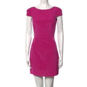 Tibi open back silk dress